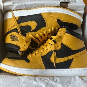Jordan 1 pollen/white/black size 12